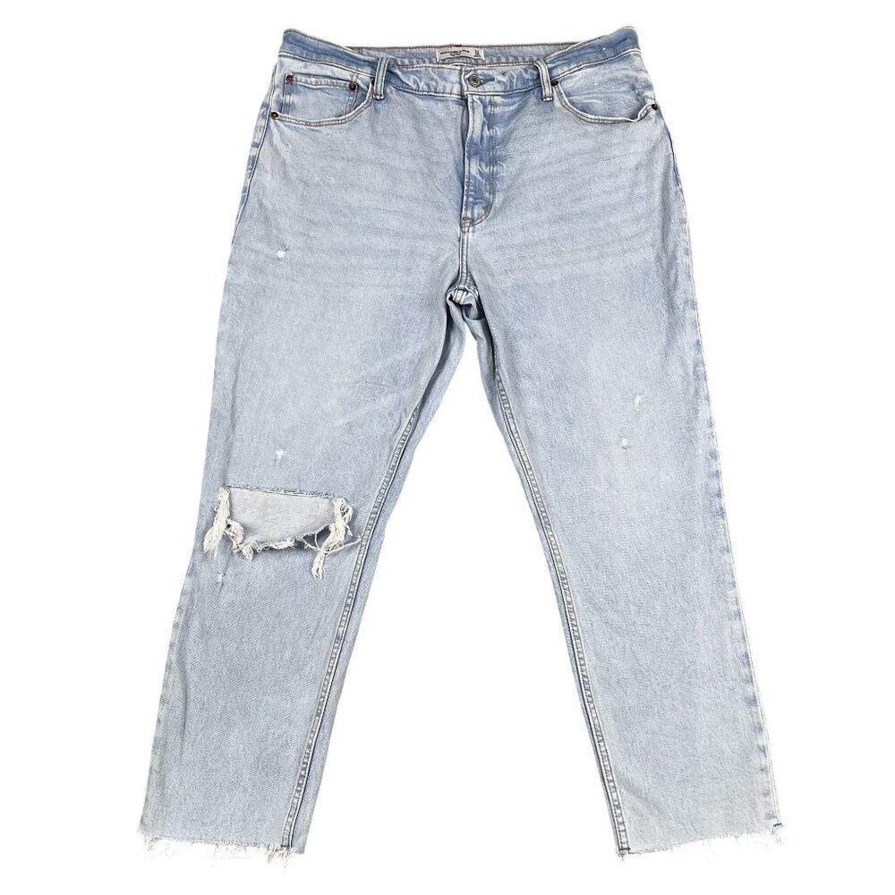 Abercrombie & Fitch‎ Jeans Womens 16 the Skinny High Rise Light Wash